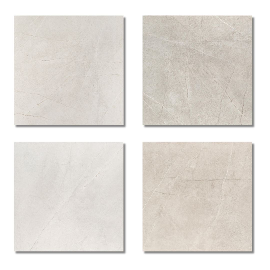 Sample Box 15x15 cm – Zachte Beige Marmerlook Collectie