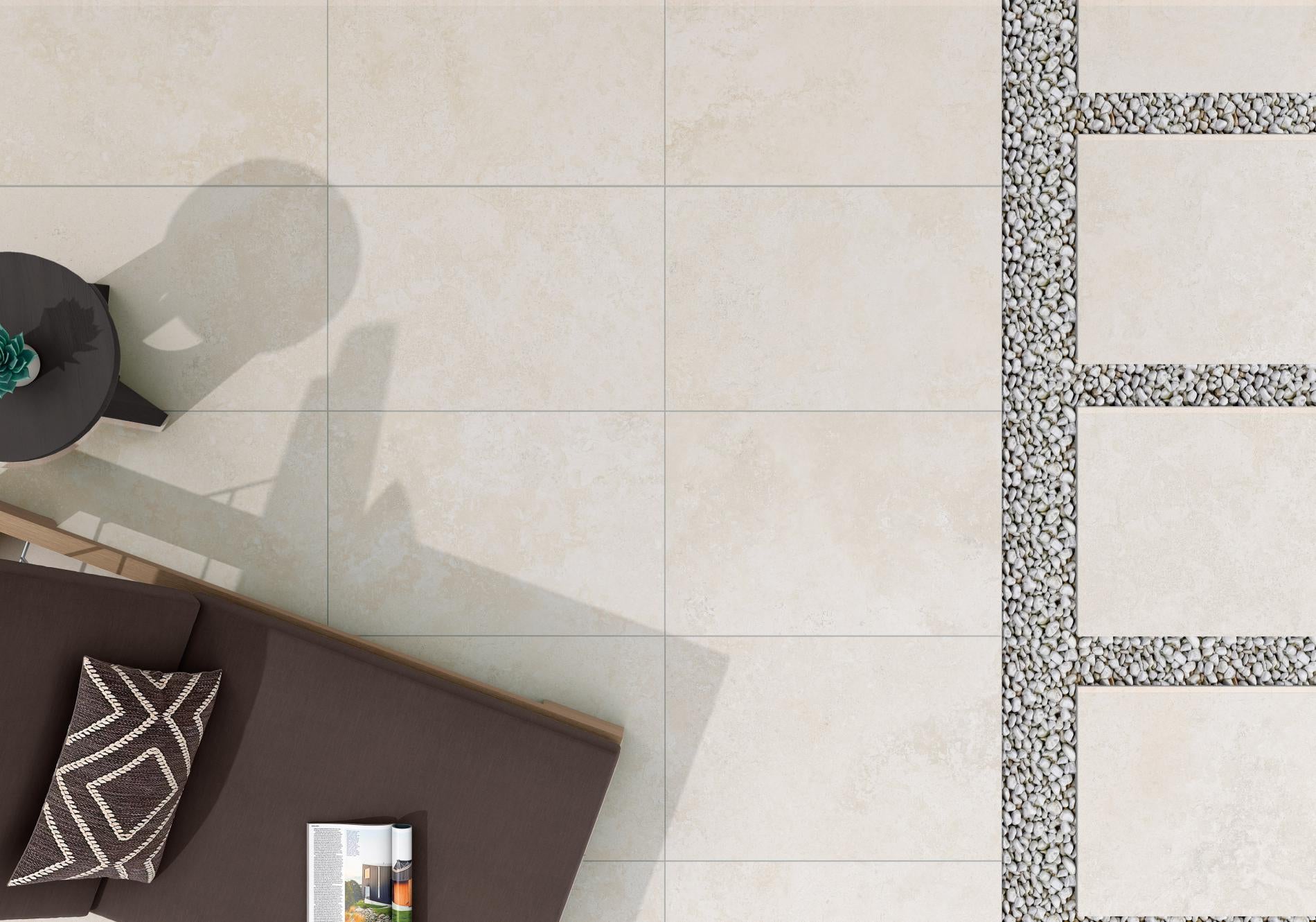 Salerno Ivory Tuintegel - gerectificeerd