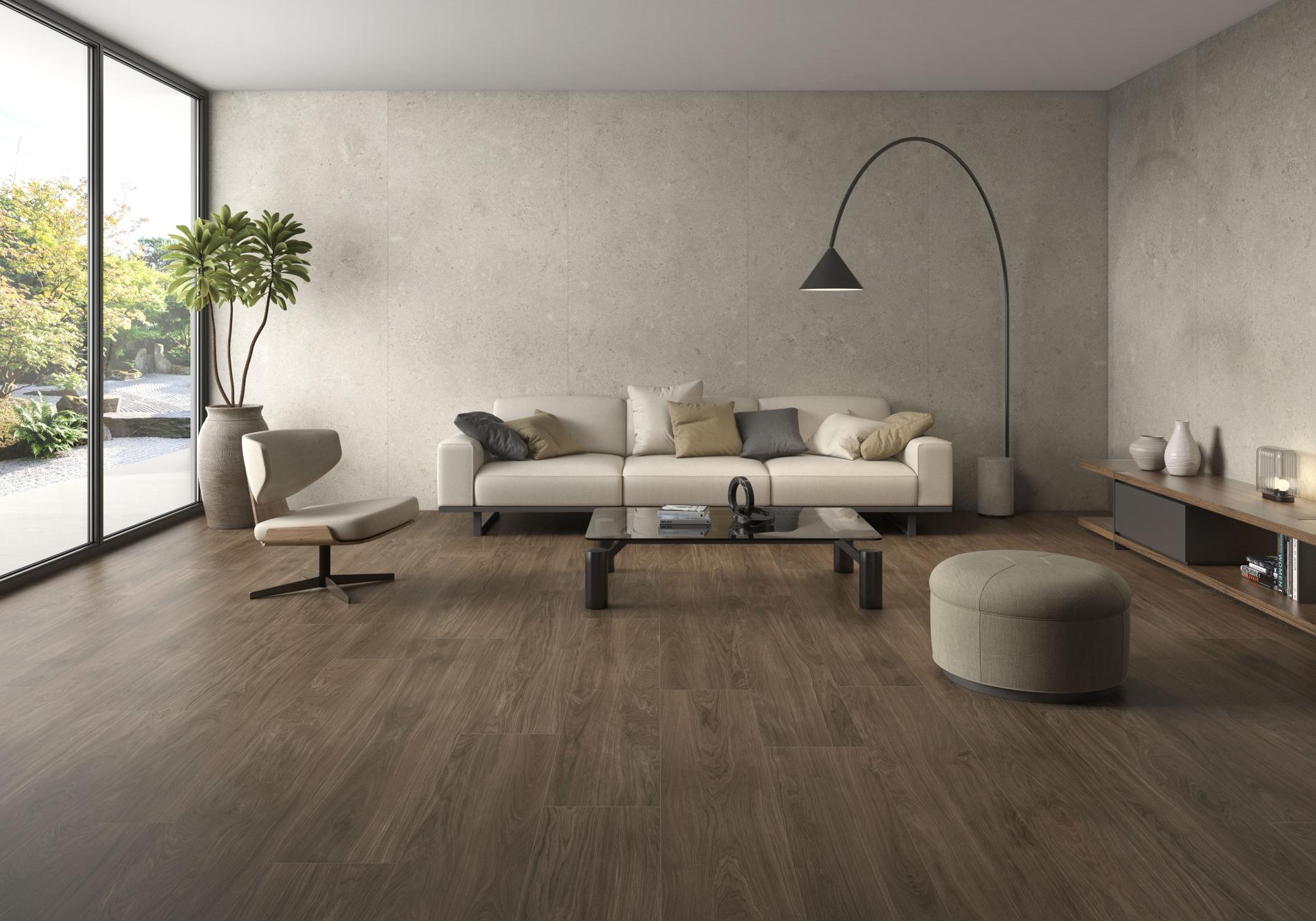 Lakon Nogal Vloer/Wandtegel - gerectificeerd