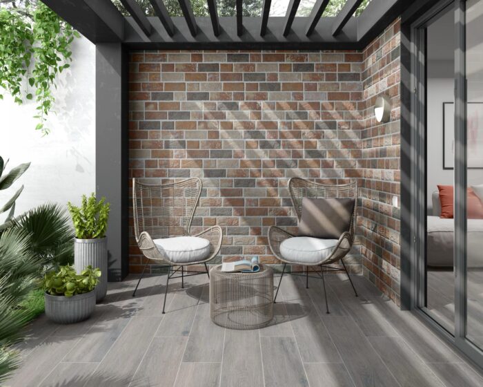 Vloertegel / Wandtegel Viggio Ceniza 25X150 - Afbeelding 2